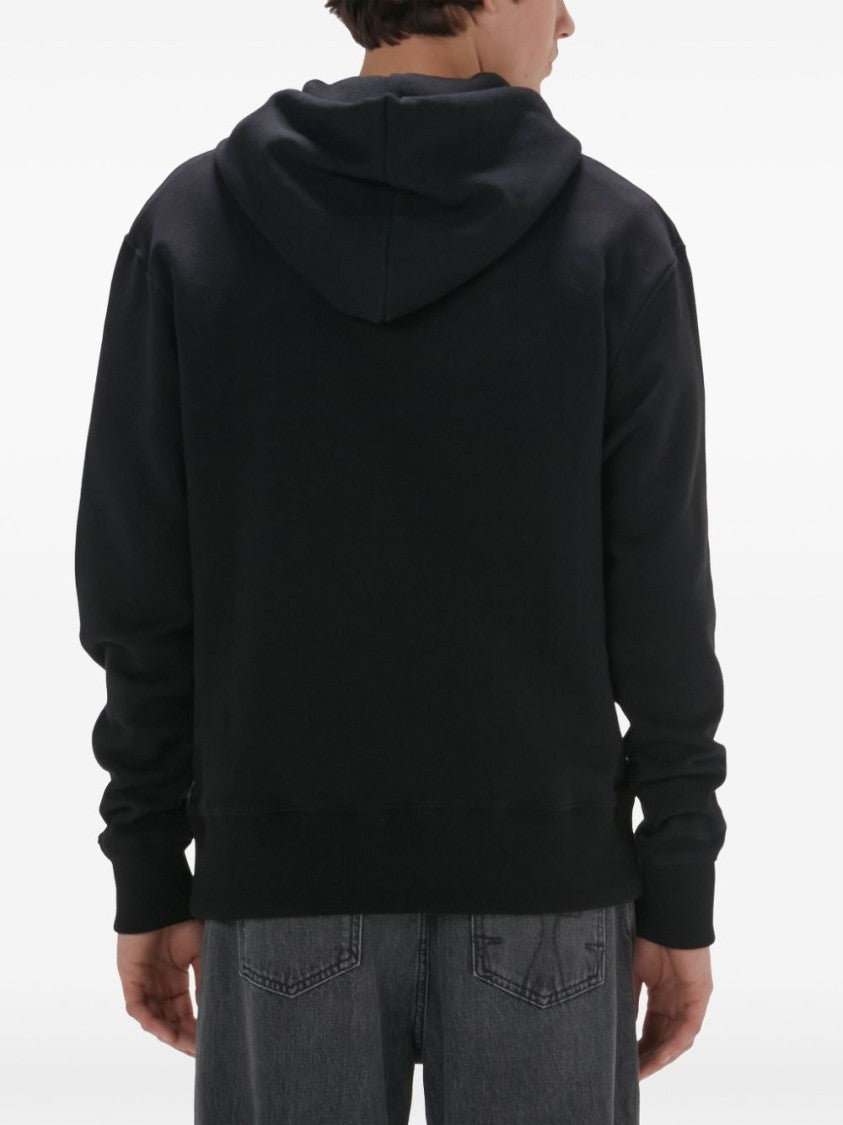 J. W. Anderson Cotton Hoodie With Iconic Embroidered Design And Relaxed Fit