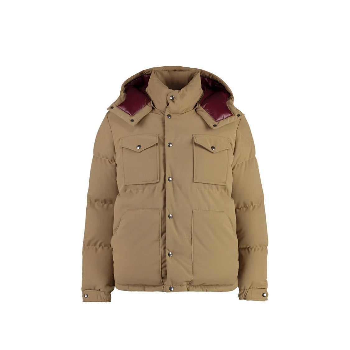 Moncler Quilted Down Jacket With Removable Hood