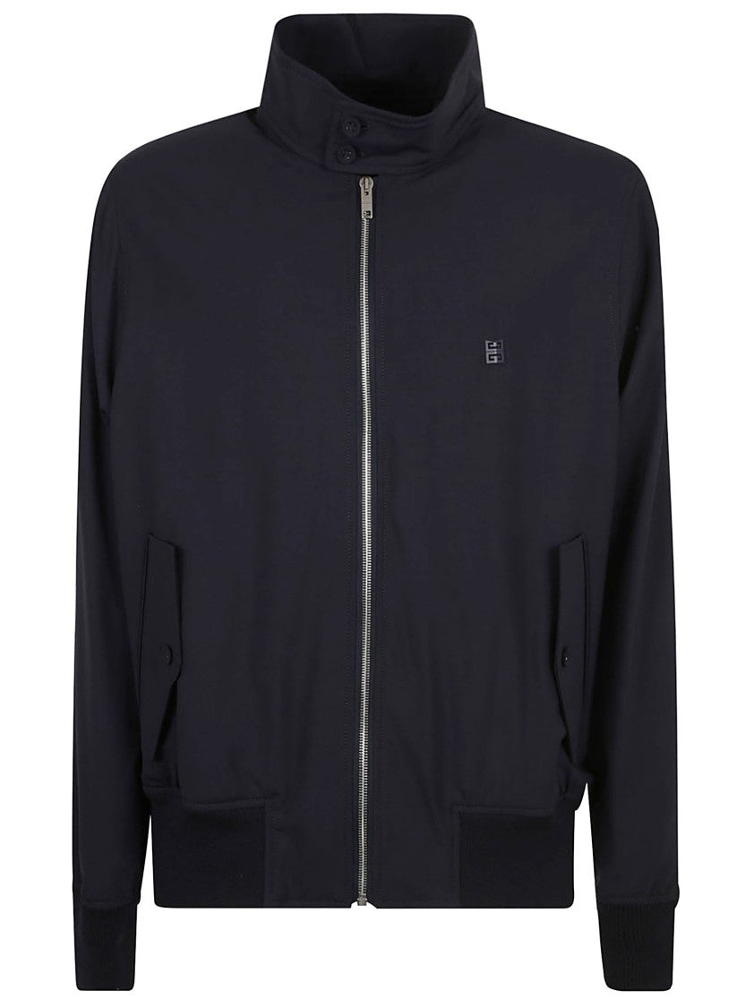 Givenchy Tailored Black Coat With High Collar