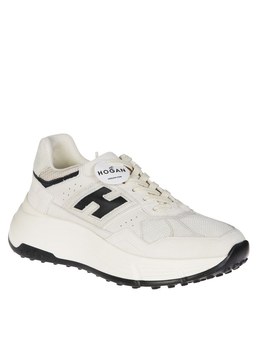 Hogan Sporty Sneakers With Textured Mesh