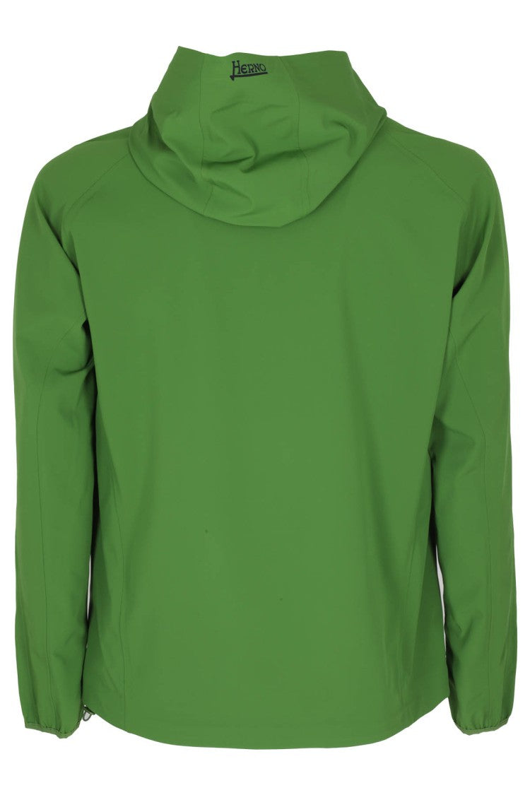 Herno Green Taped Bomber Jacket
