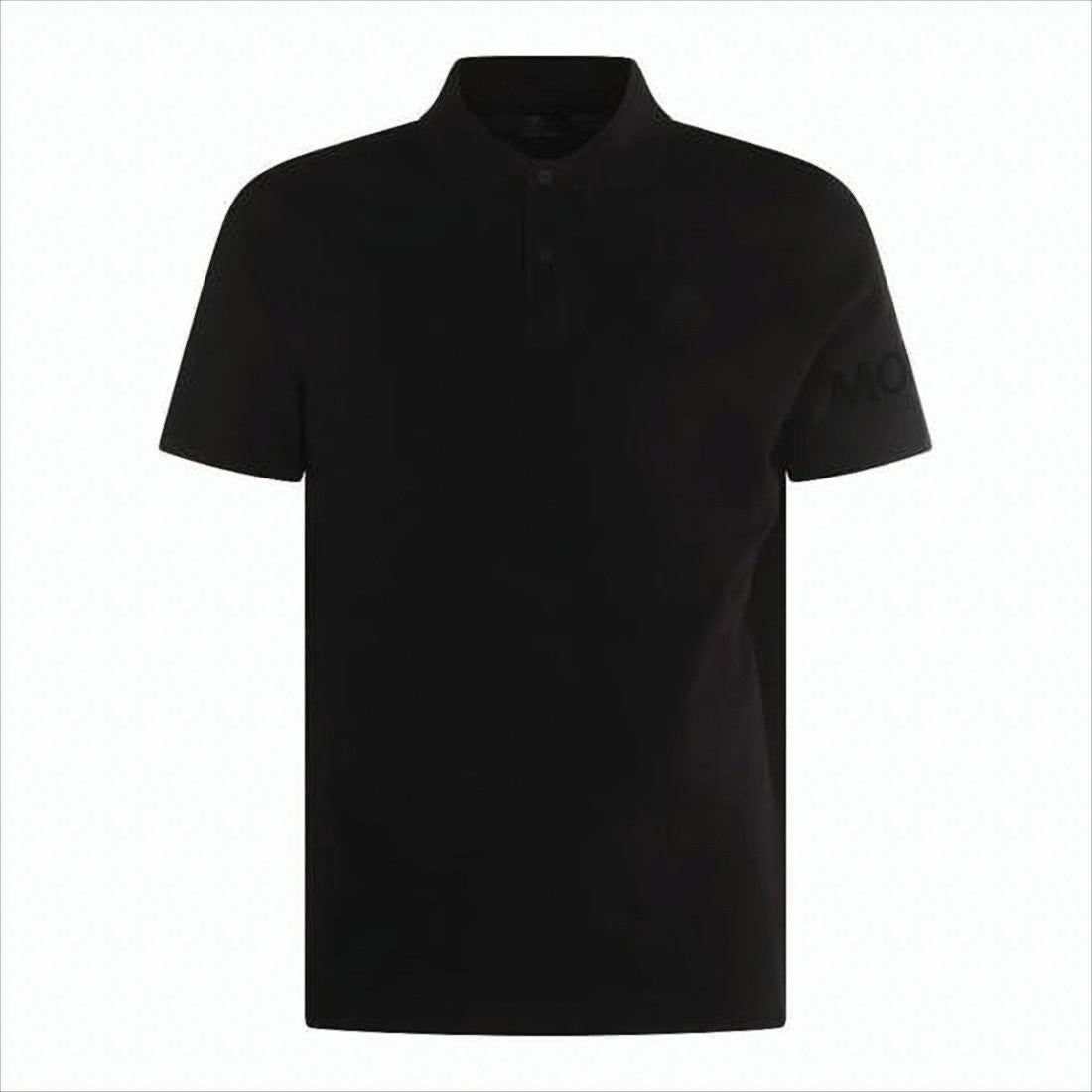 Moncler Moncler Short-Sleeve Polo Shirt With Two-Button Placket