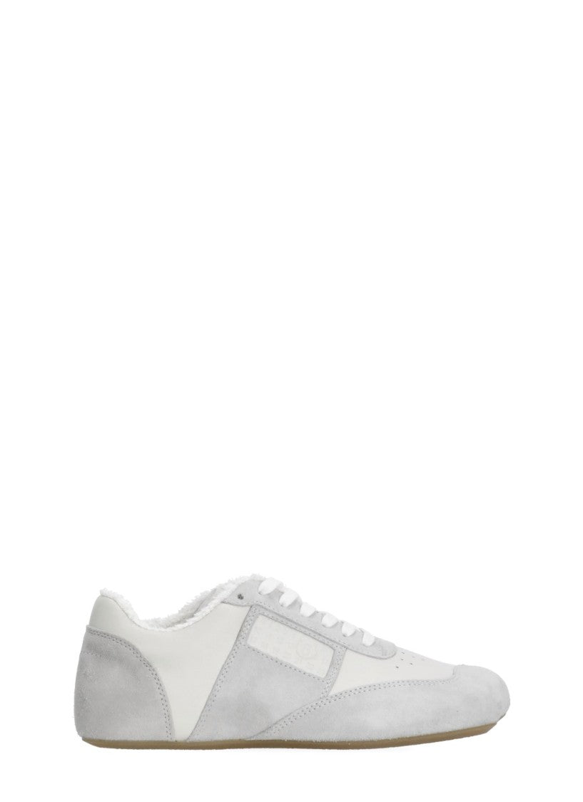 Mm6 By Maison Margiela Anatomic Shearling Leather Sneakers