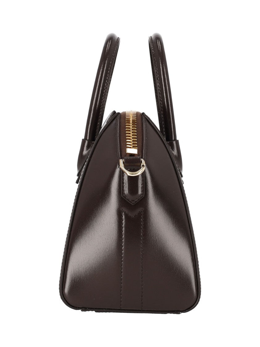 Givenchy Brown Antigona Mini Box Leather Bag