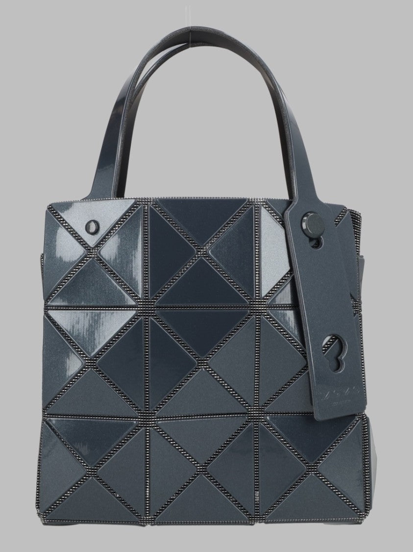 Bao Bao Issey Miyake Black Geometric Triangular Panel Polyester Handbag