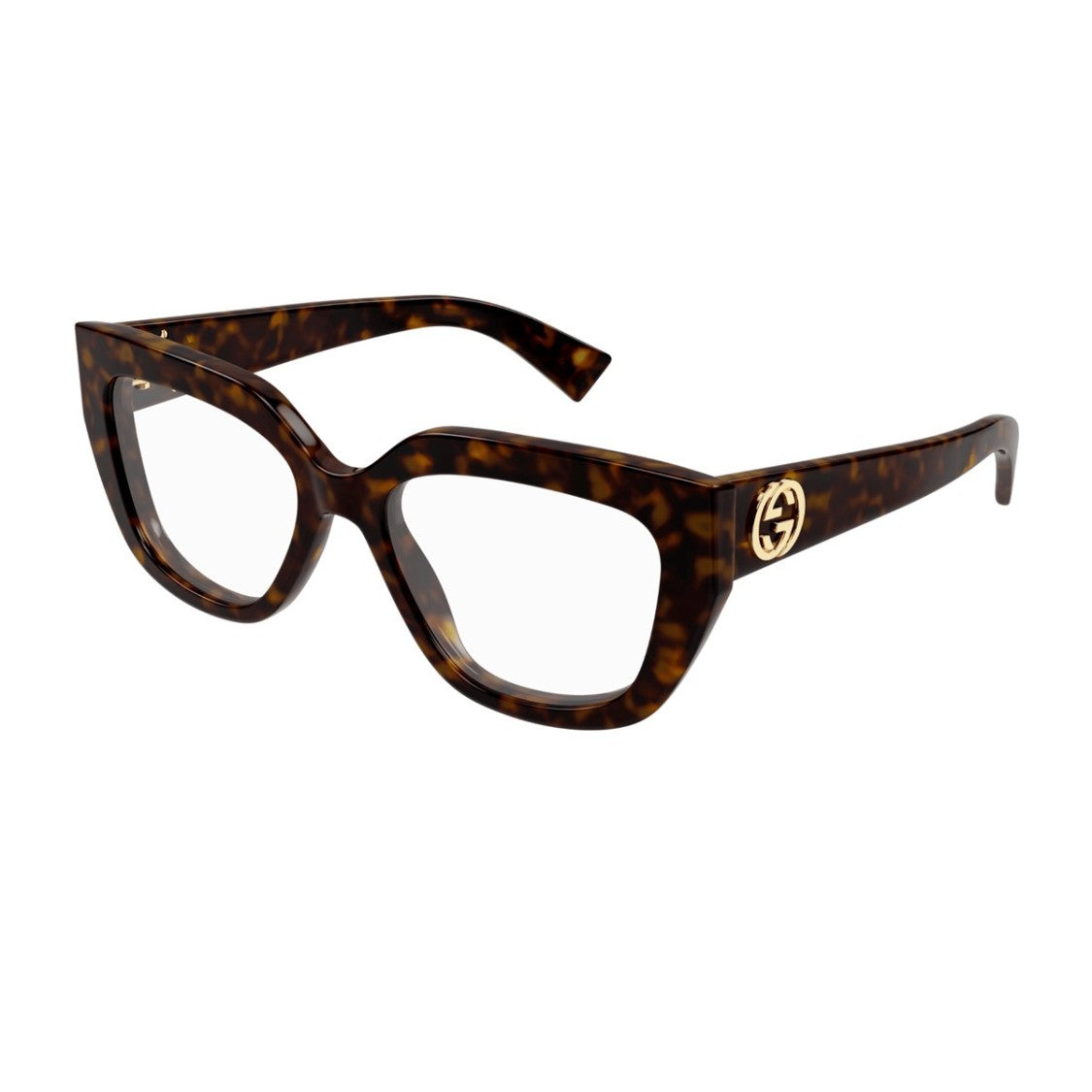 Gucci Cat-Eye Sunglasses With Geometric Profile And Metal Emblem
