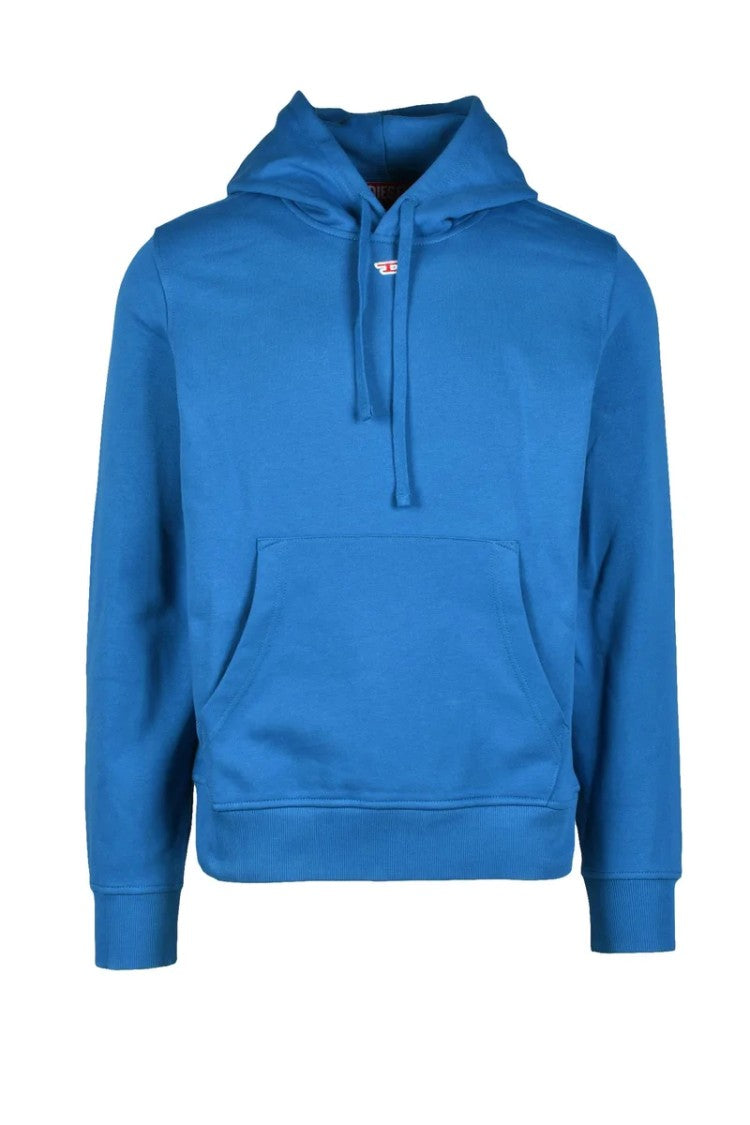 Diesel Blue Cotton Sweatshirt