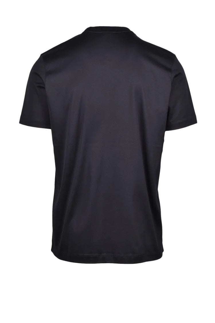 Paul & Shark Black/Silver Cotton T-Shirt
