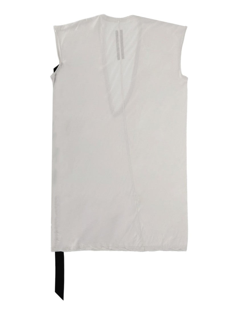 Drkshdw By Rick Owens Neutrals Dylan T Oversized V-Neck T-Shirt