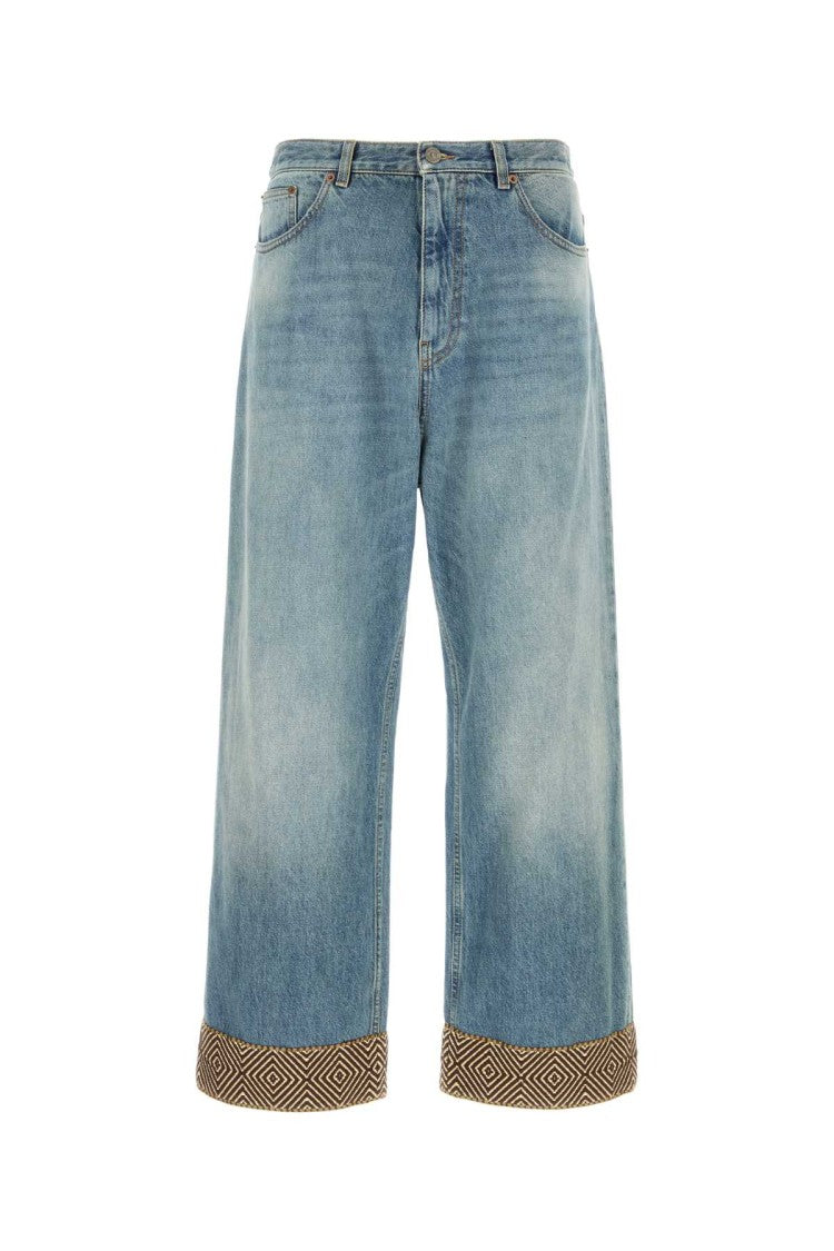 Valentino Garavani Denim Wide-Leg Jeans