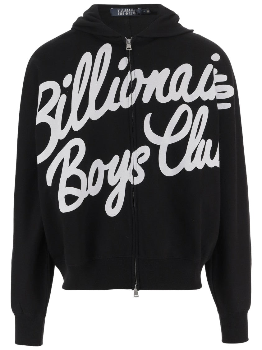 Billionaire Cotton Hoodie Featuring Bold Logo Print