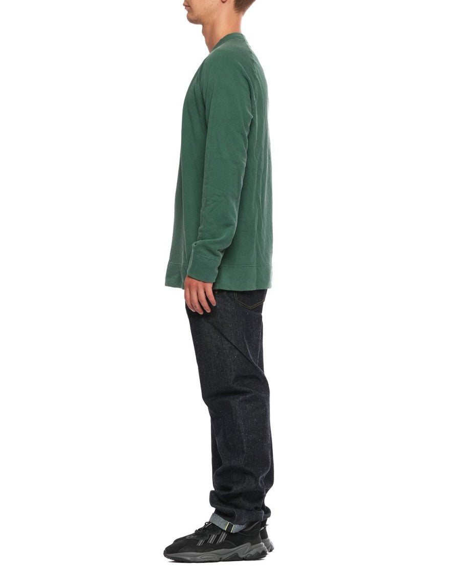James Perse Olive Nancy Wide-Leg Cotton Pants