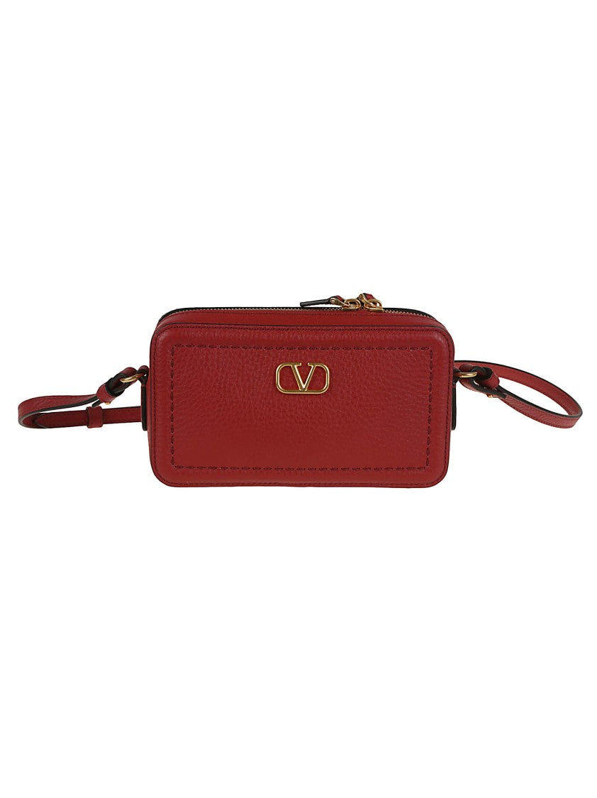 Valentino Garavani Grained Calfskin Mini Camera Case
