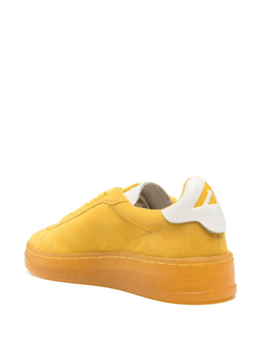 Autry Sunflower Yellow Suede Dallas Sneakers