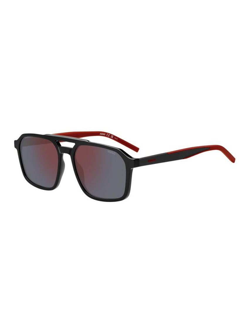 Hugo Boss Angular Frame Hugo Boss Sunglasses With Dual-Tone Design