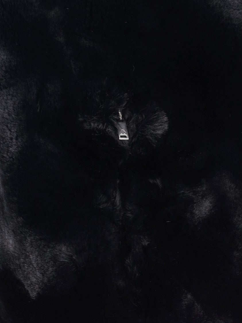 Moose Knuckles Sleeveless Faux Fur Jacket