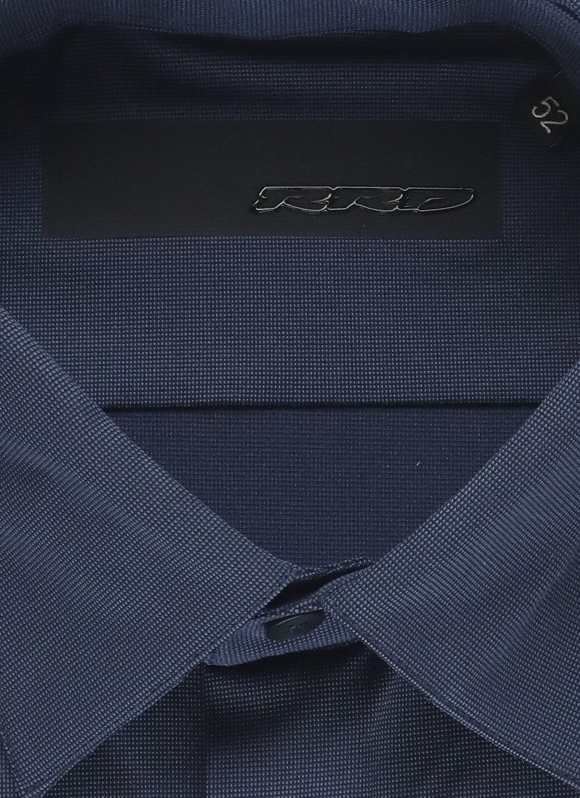 Rrd Blue Structured Collar Oxford Shirt