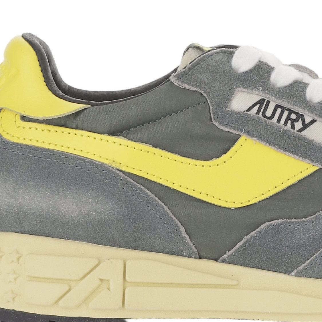 Autry Sporty Dark Green Sneakers With Contrast-Padded Heel Tab
