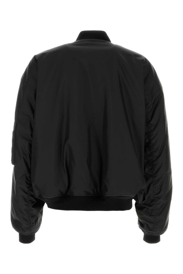 Balenciaga Black Nylonbomber Jacket