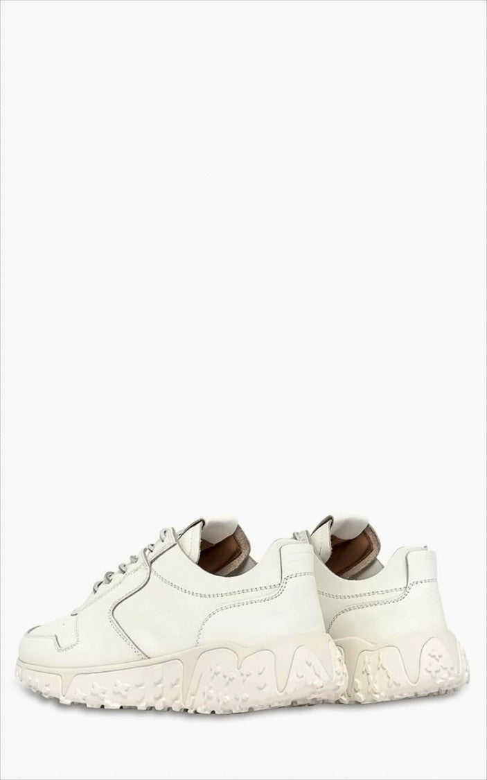 Buttero Perforated Calf Leather Sneakers With Vibram Sole