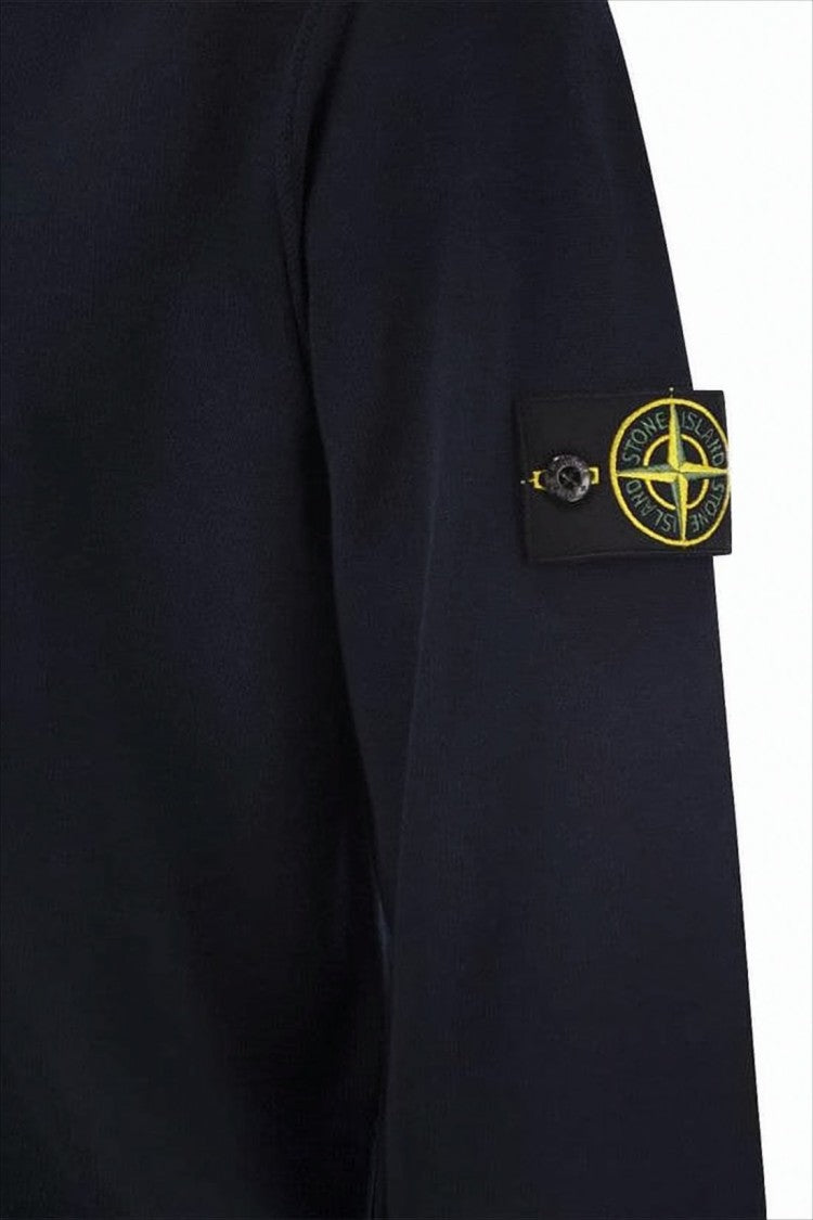 Stone Island V-Neck Cardigan With Button-Down Front And Distinctive Logo