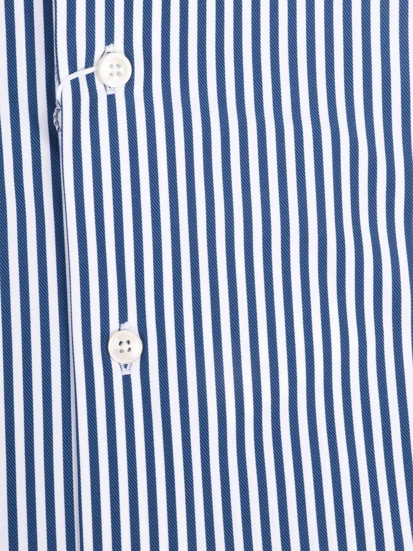 Xacus Vertical Striped Dress Casual Shirt