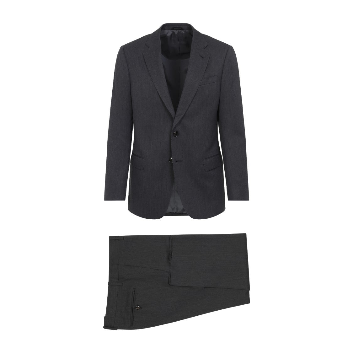 Giorgio Armani Tailored Anthracite Virgin Wool Suit
