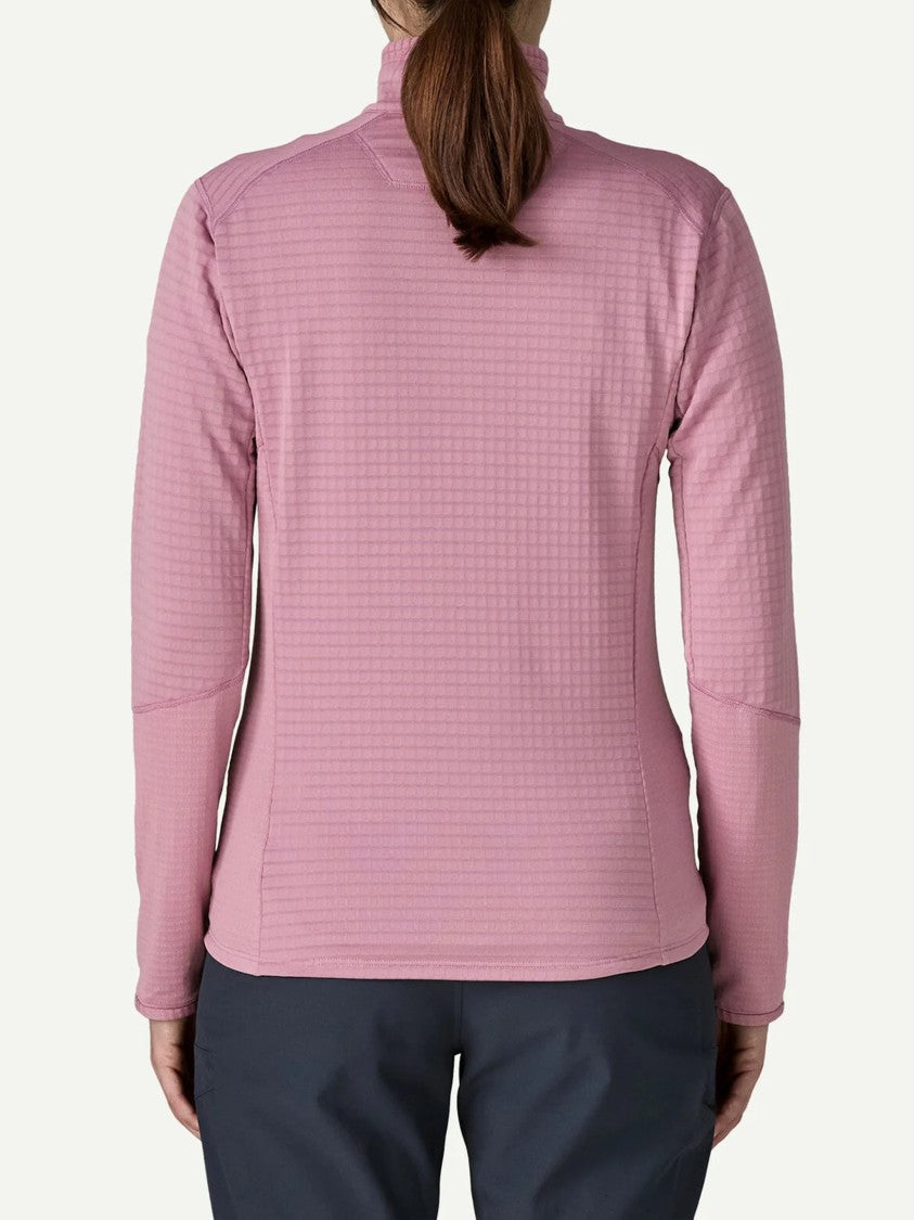 Patagonia Pink R1 Jkt Tailored Grid Active Jacket
