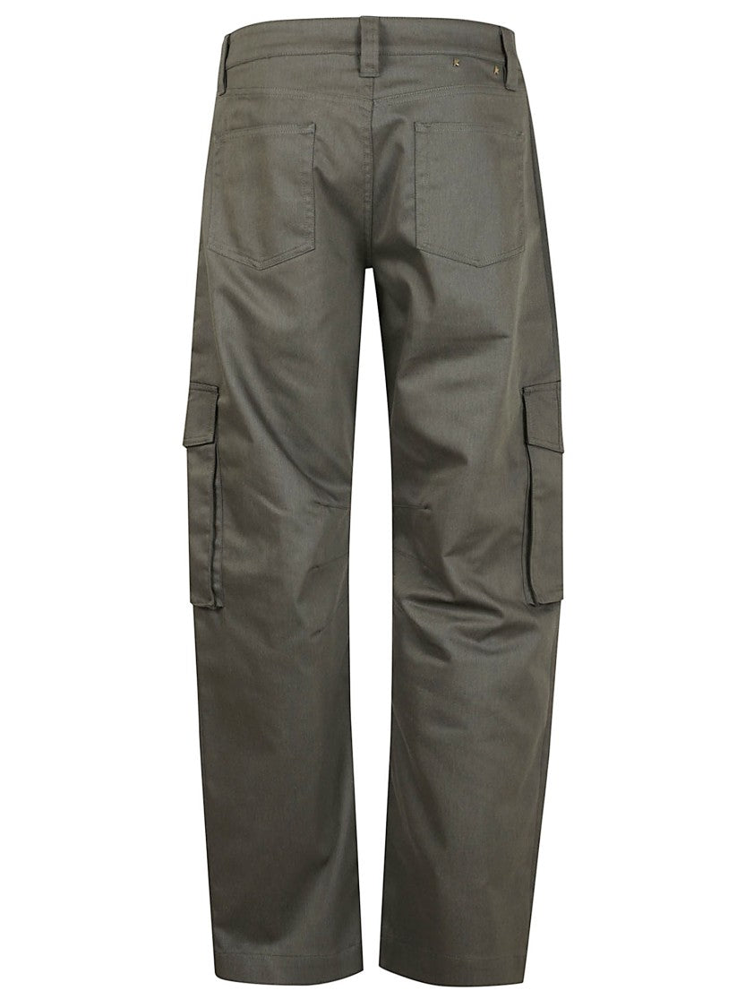 Golden Goose Utility-Inspired Trousers With Multiple Pockets And Button Fastening