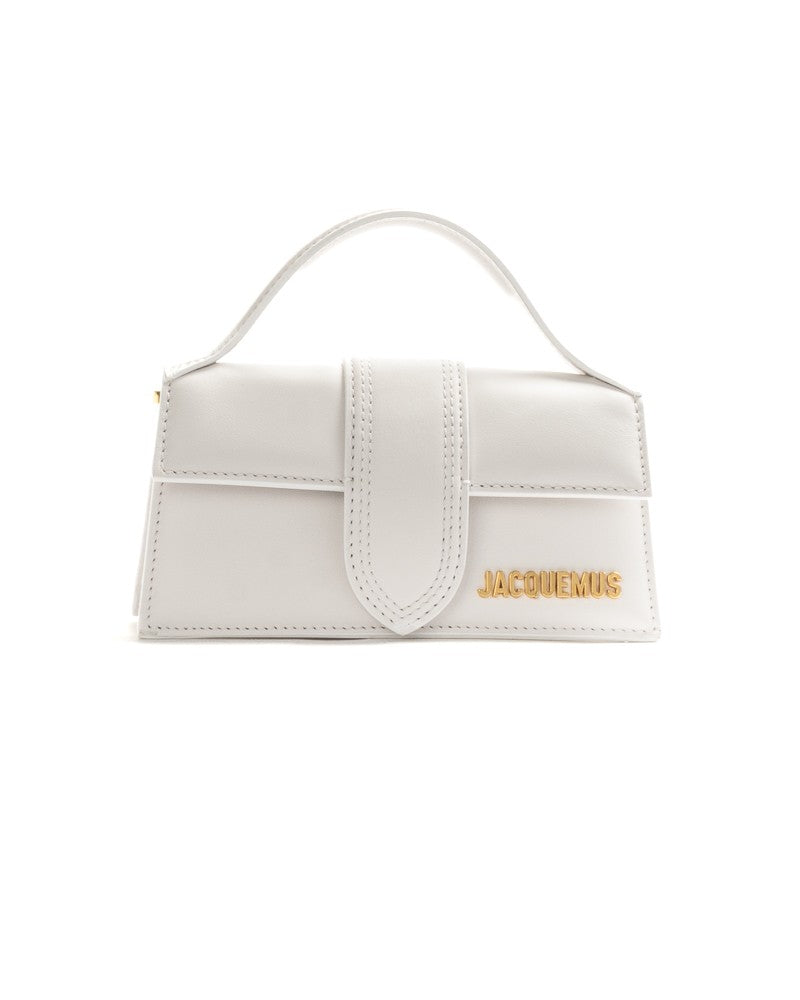 Jacquemus White Le Bambino Mini Smooth Leather Handbag