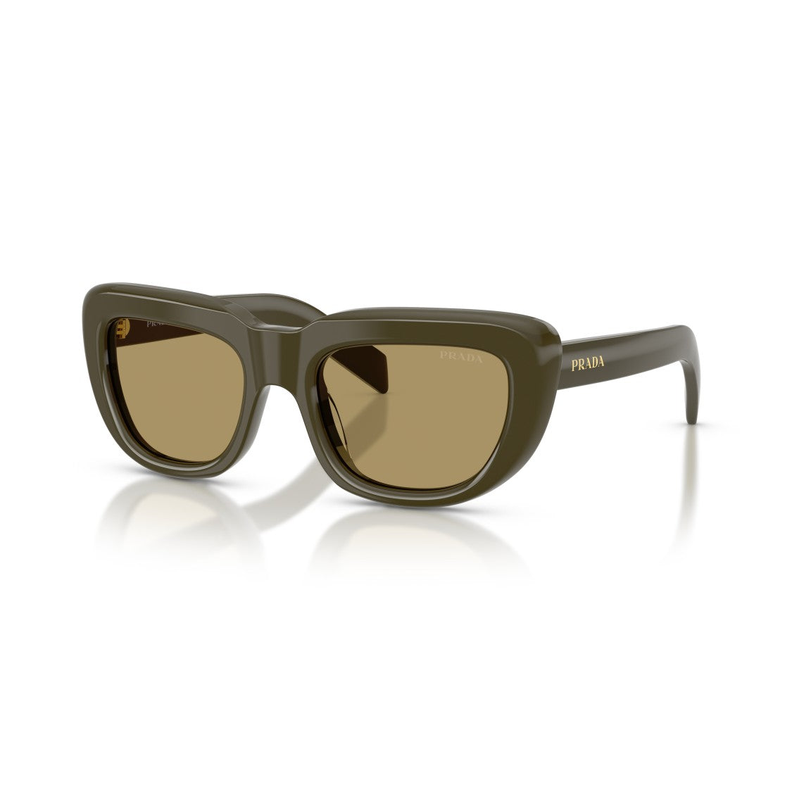 Prada 0Pr D07s Oversized Rectangular Acetate Sunglasses