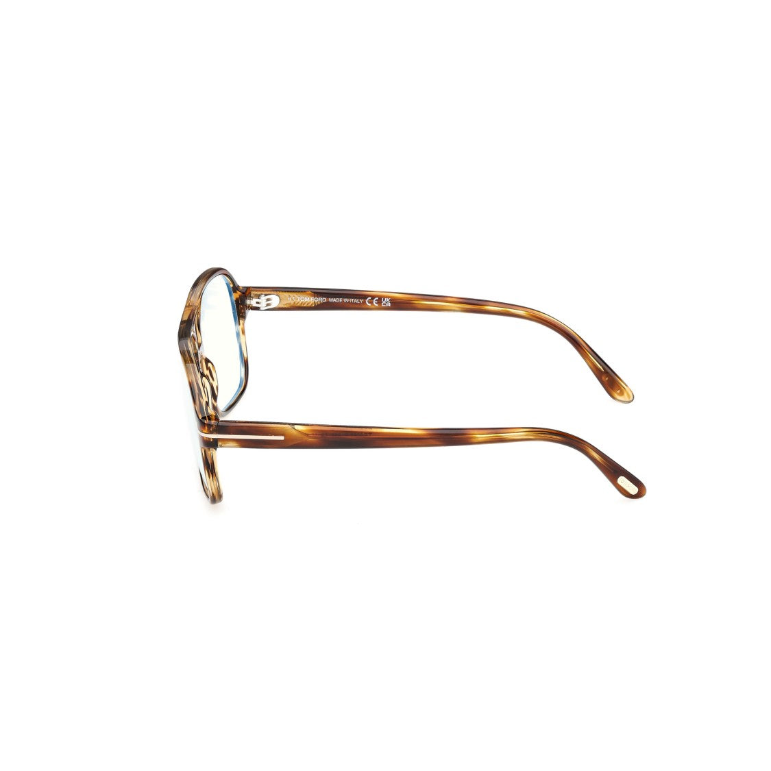 Tom Ford Ft6058-B Rectangular Tortoiseshell Frame Eyeglasses