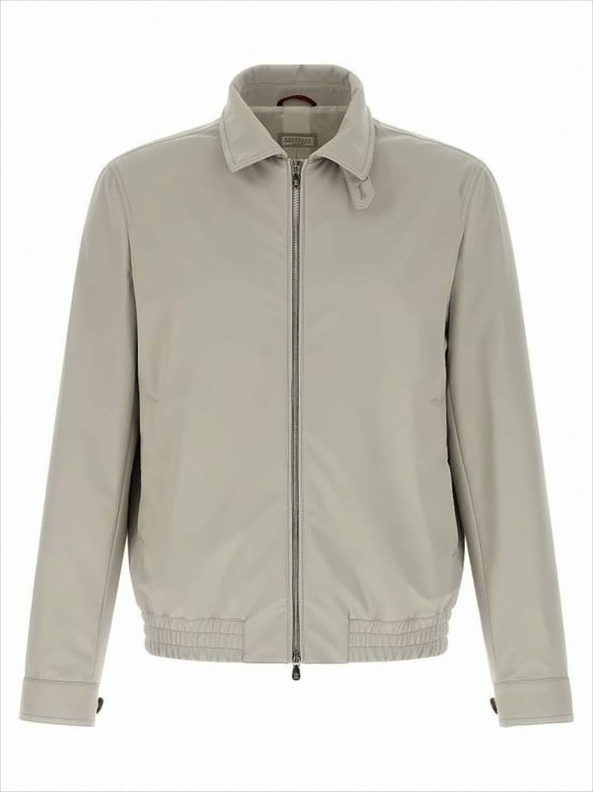 Brunello Cucinelli Light Beige Jacket With Button Cuffs