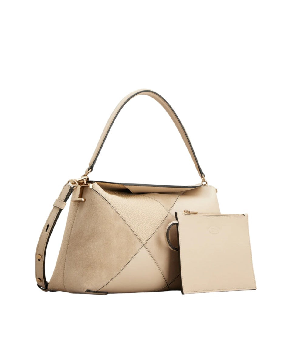 Tod's Structured Patchwork Handbag