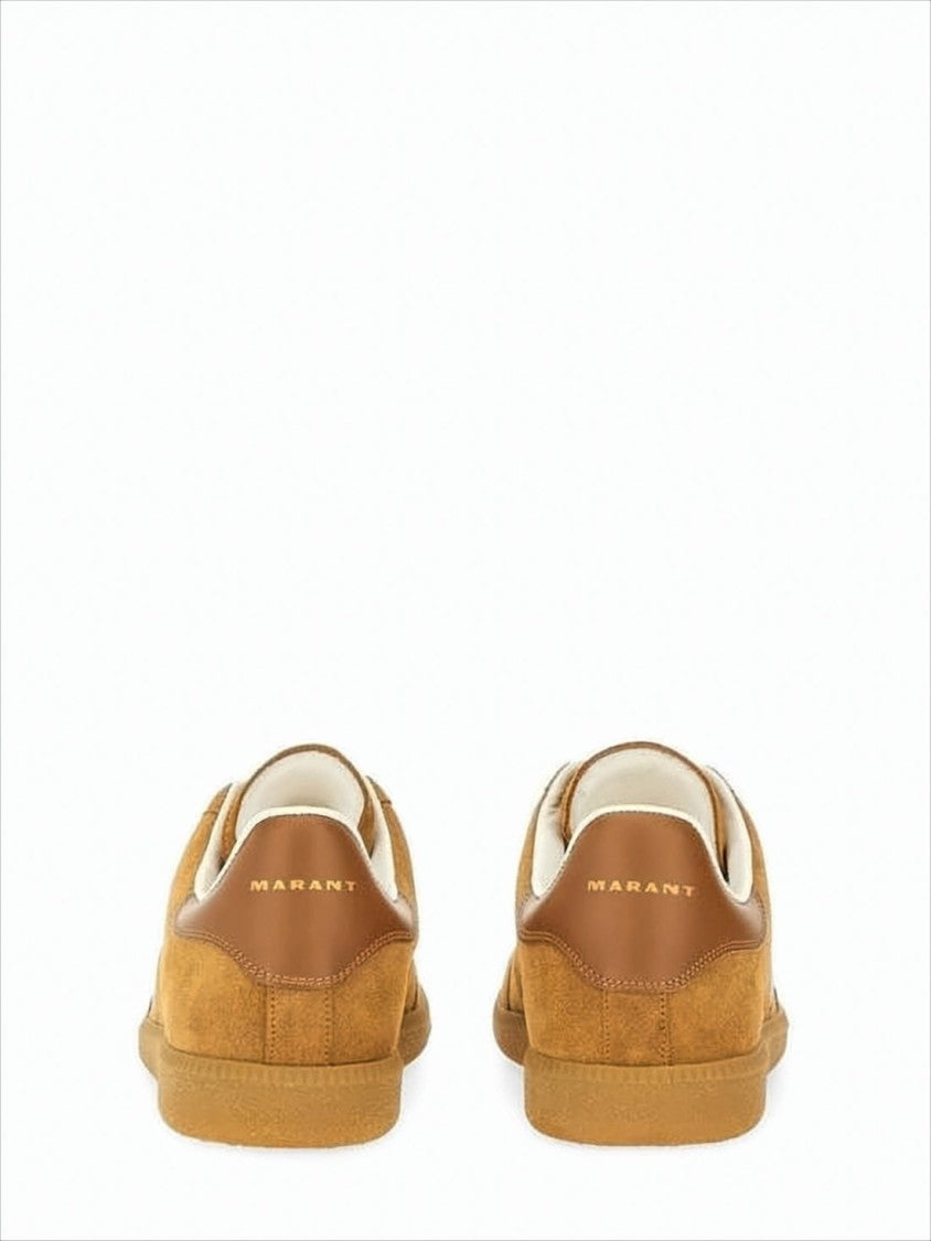 Isabel Marant Brown Suede Sneakers With Lambskin Lining