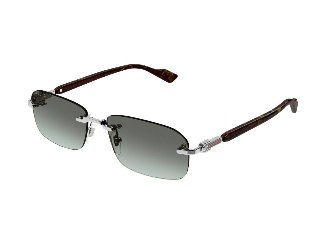 Gucci Gg1221s Gradient Rimless Square Sunglasses