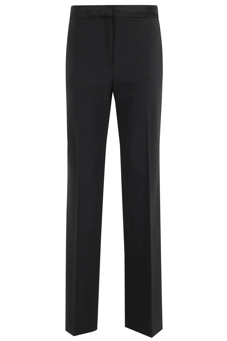 Antonelli Straight-Leg Trousers With Satin Waistband