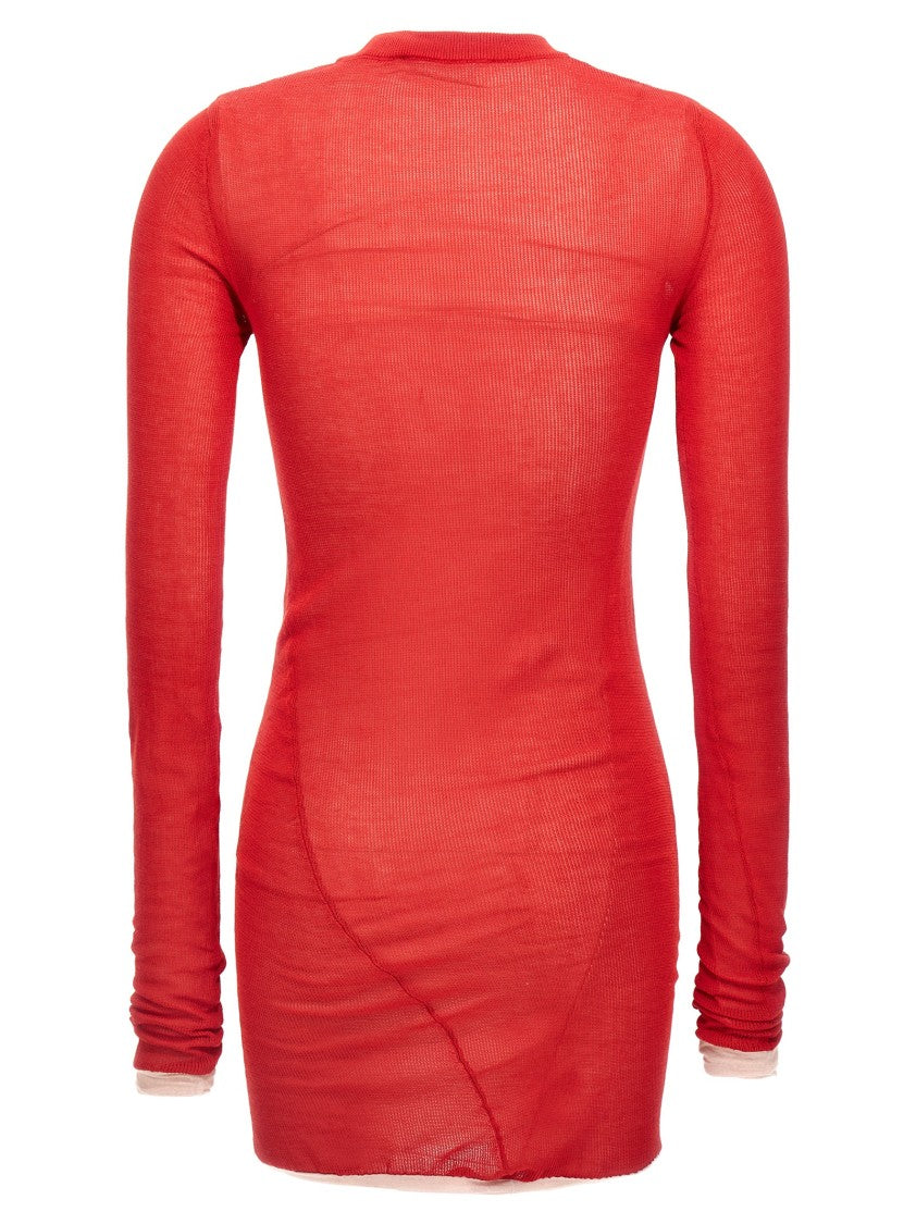 The Attico Two-Material Minidress