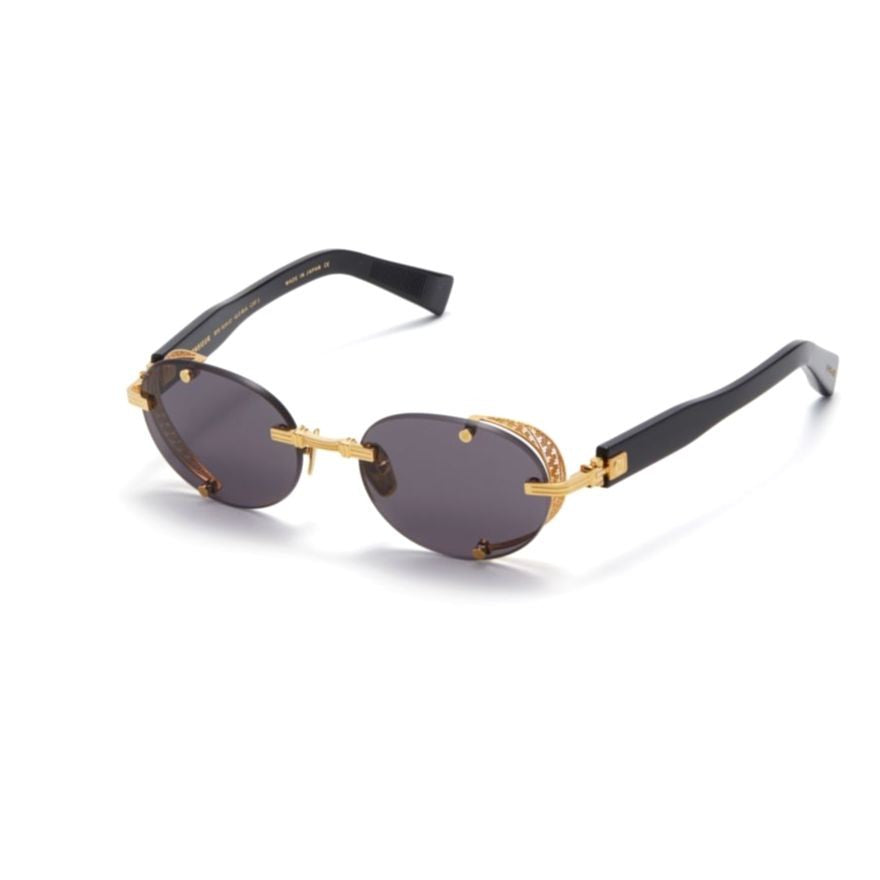 Balmain Monsieur Oval-Shaped Sunglasses With Gold-Toned Accents