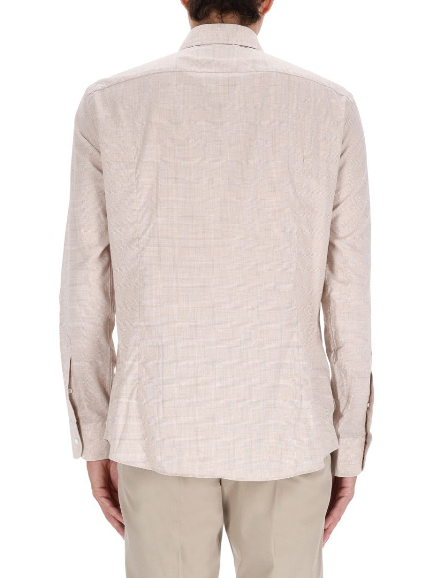 Boss Camel Long-Sleeve Button-Up Shirt