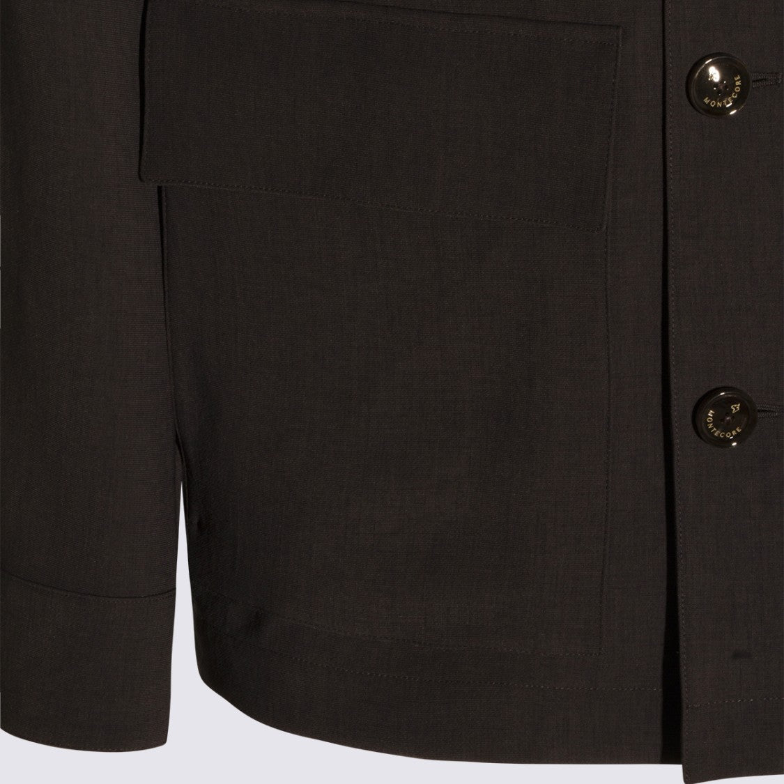 Montecore Button-Up Casual Jacket With Classic Collar