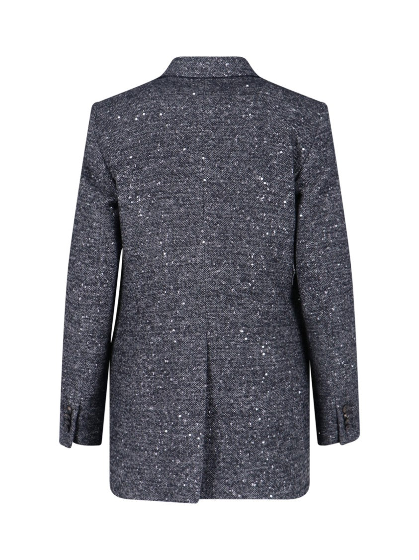 Tagliatore Tailored Grey Jacket With Sleek Silhouette