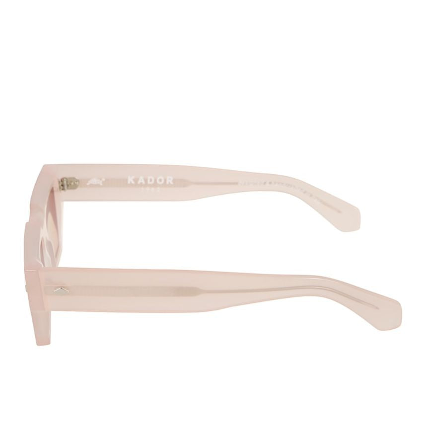 Kador Disko Rectangular Frame Sunglasses With Translucent Pink Finish