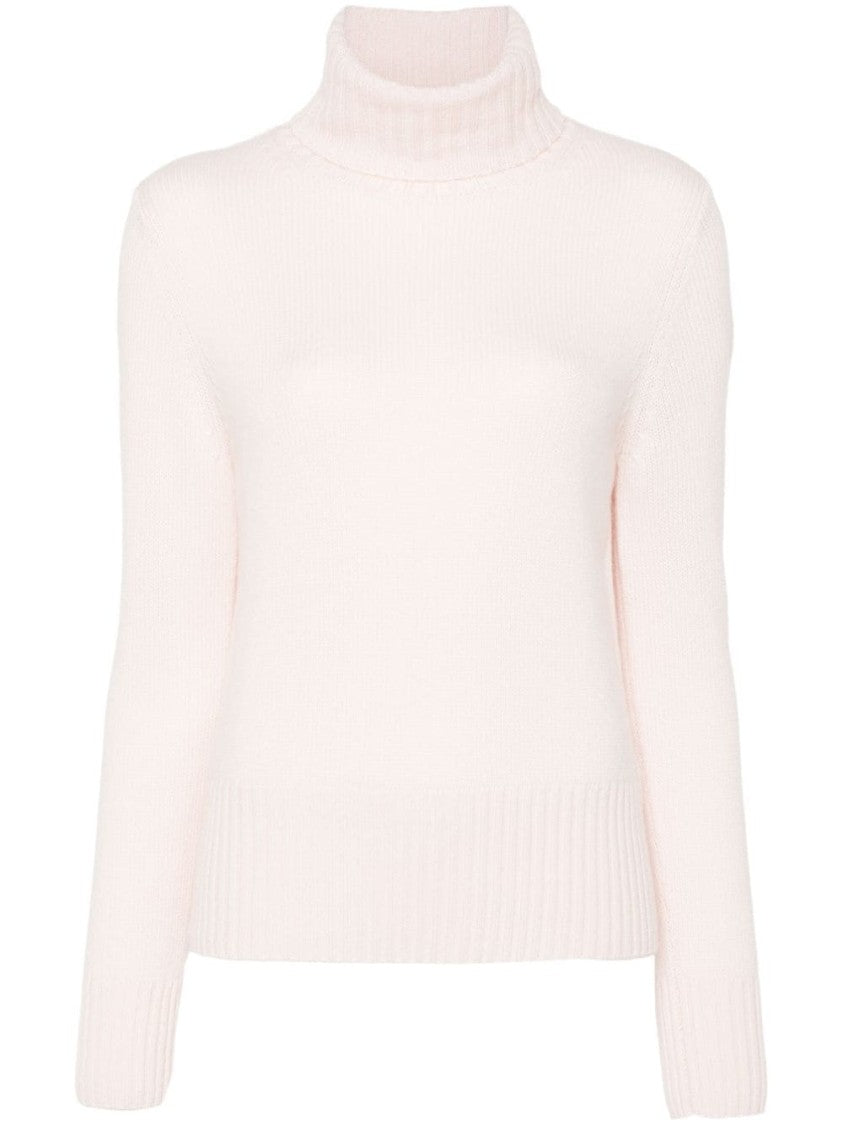 Allude Light Pink Wool Sweater