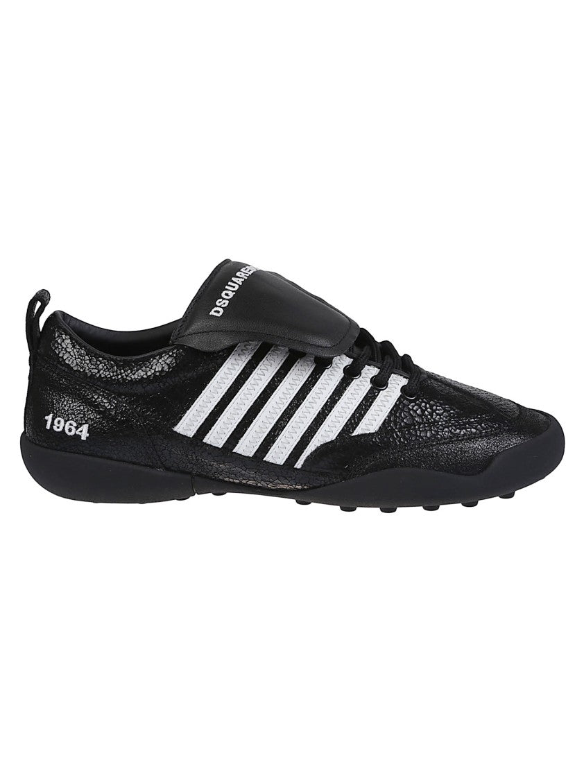 Dsquared2 Soccer Lace-Up Calf Leather Sneakers