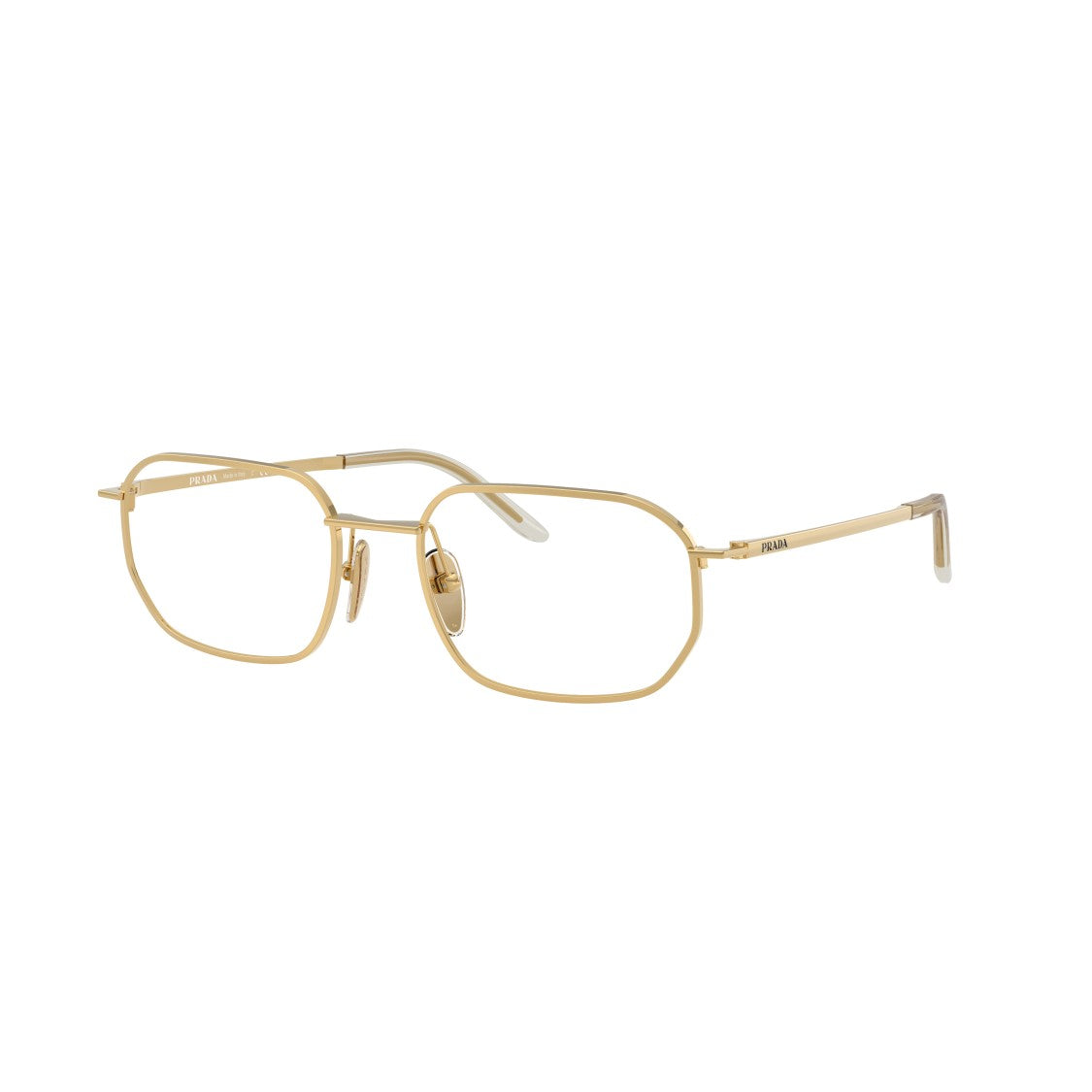 Prada 0Pr D51v Thin Gold Metal Frame Sunglasses