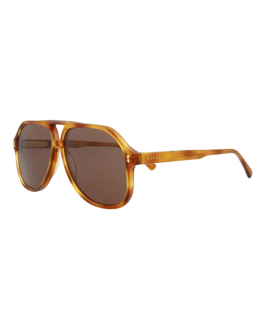 Gucci Aviator-Style Acetate Sunglasses