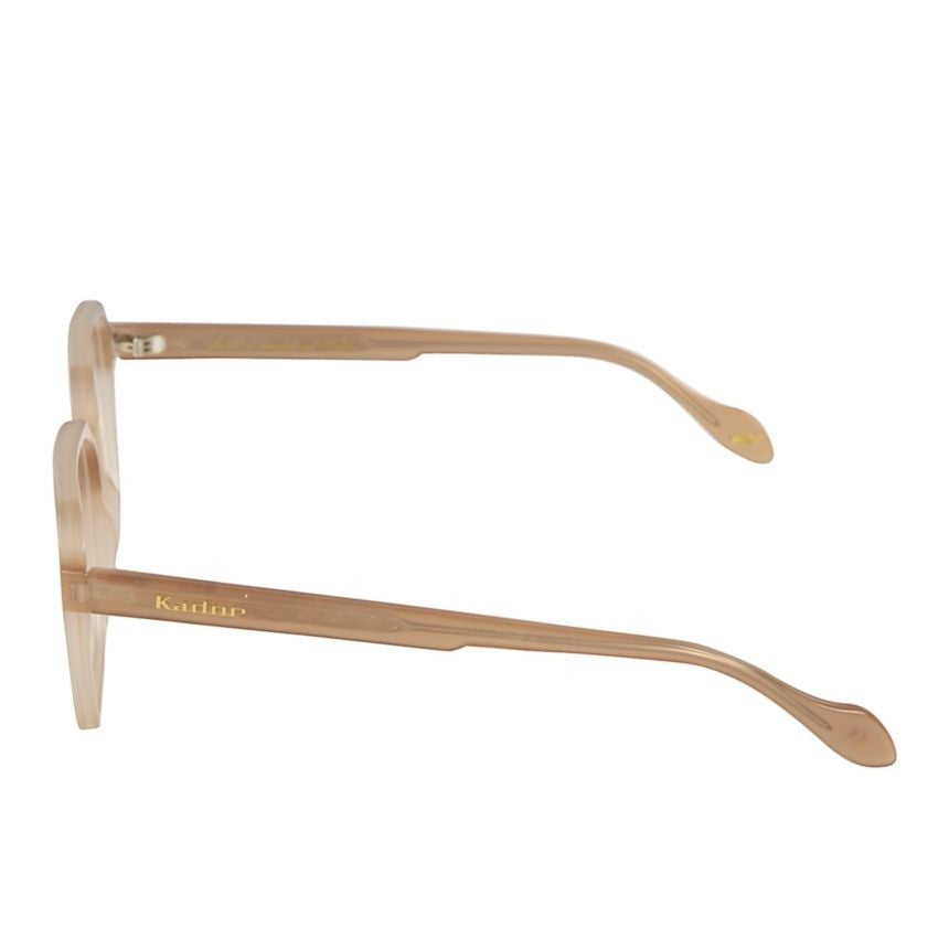 Kador Lisa Light Translucent Beige Rectangular Frame Eyeglasses