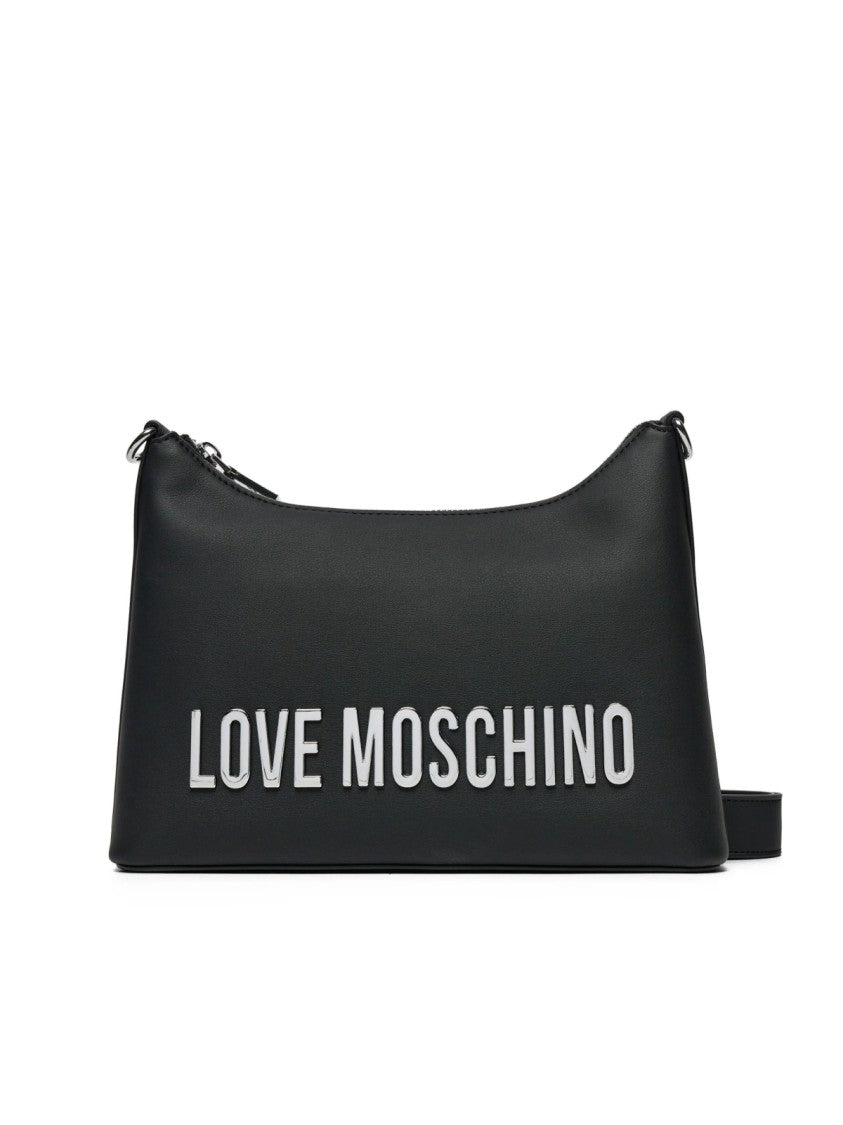 Moschino Logo Plaque Shoulder Bag