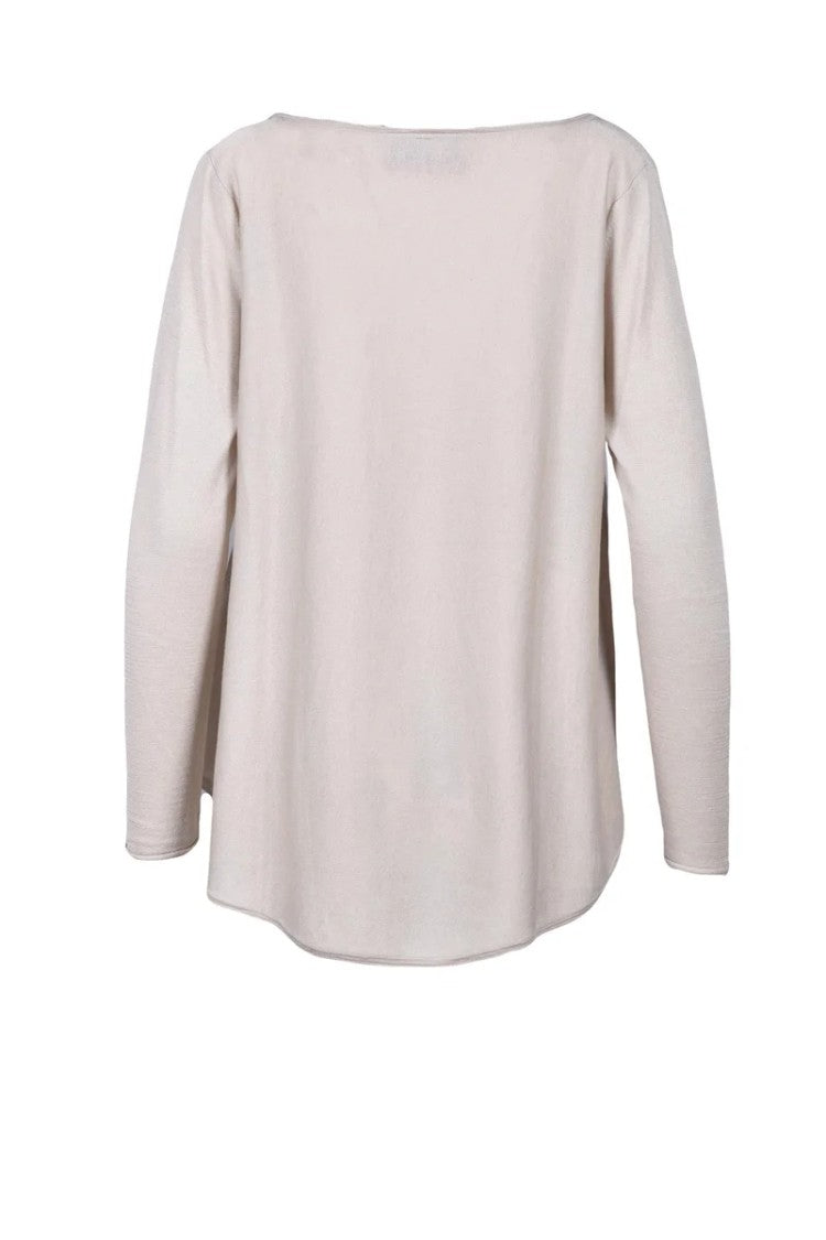 Wild Cashmere Silk And Cashmere Sweater - Beige
